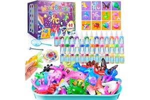 JOPSHEEN Magic Water Elf, 40 Bouteilles Aqua Gel, DIY Magic Gel Magique Activites Manuelles pour Enfants