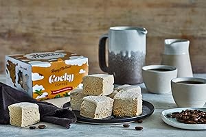 Cocky Coffee | Happy Mallows Gourmet Marshmallows | 100% Handmade | 100% Family Run (1 x 120g Box)