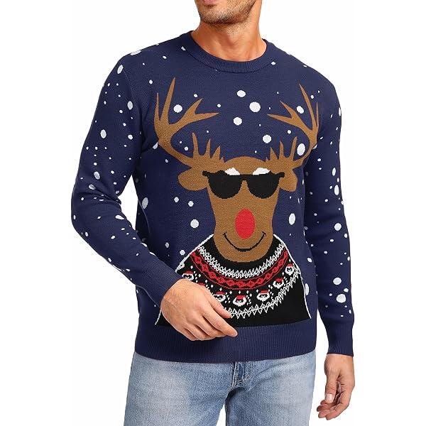 Pull De Noël Pour Homme Tokyo Laundry – Motif 'Merry Christmas' Amusant Et Confortable | Vêtement Fête Cadeau Humour - 4