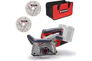 Einhell Professional sladdlös spårfräs TP-MA 36/30 Li BL - Solo Power X-Change (36 V, 1500 W, kapbredd upp till 30 mm, kapdjup upp till 30 mm, inkl. 2x diamant-kapskivor)