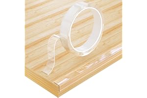 Vicloon Paraspigoli Per Bambini, 1M Trasparenti Protezione Angolo Bambino Autoadesiva PVC, Extra Spesso Copri Angoli per Bambini, Para Spigoli per Mobili Paraspigoli Muro Angolari per Tavoli, Cassetti