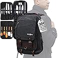 Retro Backpack | 20+ Slots for Knives & Tools | Sturdy Knife Bags For Chefs & Culinary Work