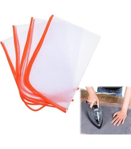 Filet De Repassage Transparent BSITSSS - Lot De 10 Pièces 60x40cm - Protection Vêtements Contre La Chaleur