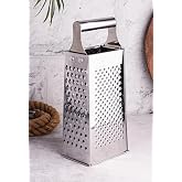 Busstier Metal Rende, Paslanmaz &Ccedil;elik, &Ccedil;ok Ama&ccedil;lı ve Dayanıklı Tasarım, Sebze, Peynir ve Meyve Rendesi, Ergonomik Saplı, Kola
