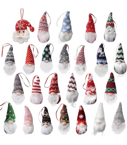 Calendario Dell'Avvento 2025 Con 24 Gnomi - Decorazioni Natalizie Da Collezione, Conto Alla Rovescia Sorpresa Per Natale E Halloween - 2