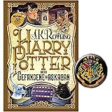 Carlsen Verlag Harry Potter und der Gefangene von Askaban (3 Band, Gebundene Ausgabe) + 1x Original Harry Potter Button