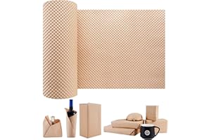 SZSYumUnion Rotolo di carta a bolle d'aria, carta da imballaggio per traslochi, spedizioni e confezioni regalo, materiali di imballaggio sostenibili per scatole mobili e articoli fragili (38CM x 30M)