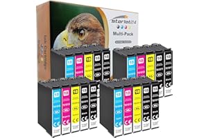 STARLET24 TINTENPATRONEN (ORIG. ADLERWARE) 20x cartucce per stampante D&C (non originali) per Epson T1811 T1812 T1813 T1814 Expression Home XP-102 202 205 212 215 225 30 302 305 312 313 315 322 325 33 402 405 405 WH 412 413 415 422 425