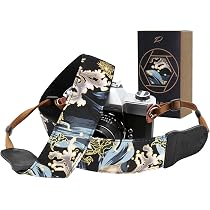 Padwa Lifestyle Kameragurt Aus Echtem Rindsleder – Schmaler 1,1 Cm Nackengurt, Weich & Stylisch (blau)