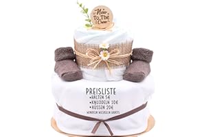 ‎TREND MAMA KEIN STREICHELZOO Trend Mama | Windeltorte | Nature Design | Spruch wählbar| Lätzchen, Kuschelsocken |Geschenk Geburt (Design| Preisliste)