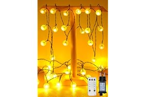 GCMacau Guirnaldas Luces Exterior 120 LEDs, 15m Luces Led Exterior Jardin, Guirnalda Luces para Exteriores, Cable Verde Grafito, Luces para decoración Fiestas Aire Libre Iluminación