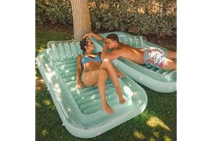 Float Joy Tanning Pool Matelas Gonflable Piscine Bouée Piscine Adulte Jeux Piscine Transat Gonflable Tapis Flottant Piscine