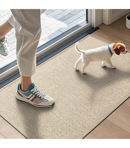 Zerbino Ingresso 61x92 Cm Antiscivolo E Assorbente - Grigio, Lavabile E Resistente