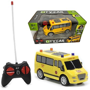 Jouet Bus Télécommandé éducatif Pour Enfants - Grand Modèle 31cm - Plastique ABS Coloré