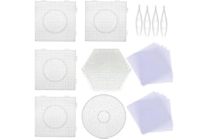 ALLAZONE Perles Allaonze 5 mm - Stylo Carré Transparent Pincettes Feuilles de Papier pour Artisanat Enfant