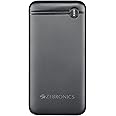 ZEBRONICS Mb10000S11 Power Bank, 10000 Mah, Rapid Charge, 20W Output, Dual USB Output, Pd 3.0 Type C, Built in Protections, Tablets Led Indicator, Made in India (Black)