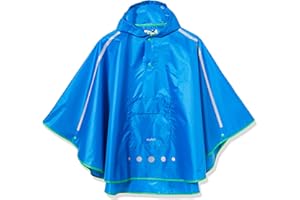 Playshoes Poncho Pieghevole Giacca Antipioggia Impermeabile Unisex-Bambini e Ragazzi