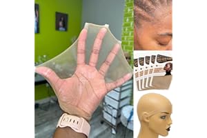 BEEOS SKINLIKE Real HD Wig Cap for Women, 10 PCS Ultra-thin Invisible and Breathable Stretchy Stocking Sheer Caps for Lace Front Wig