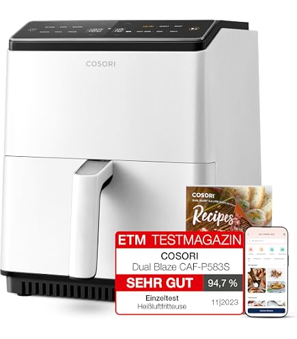 Heißluftfritteuse Cosori L-501 Chef Edition Schwar Produktbild-Vorschau 5