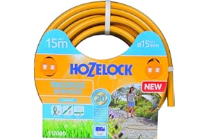 Hozelock Tricoflex Ultraflex Manguera, Amarillo, 15 mm diámetro, 15 metros