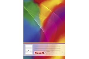 BRUNNEN Fontaine 104598102 Cahier Ligné (16 feuilles, A5, linéature 1, classe 1)