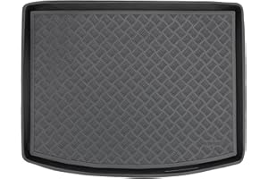 M MOTOS Mata bagażnikowa z PE pasuje do Suzuki SX4 S-Cross II 2013-2021 Zwiększ komfort podróży dzięki wytrzymałej macie bagażnikowej - mata do bagażnika na każdą pogodę, ochrona przed zabrudzeniami