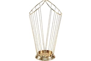 ‎KOBOLO Kobolo Schirmständer Double - lackiertes Metall - Gold - Zwei Öffnungen