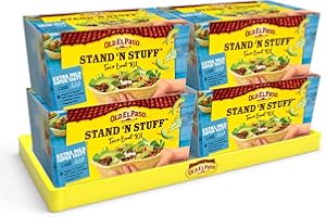 Old El Paso Stand 'N' Stuff Extra Mild Super Tasty Soft Taco Kit 329g (Pack of 4)