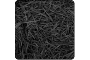 RONGZUBAT Geschreddertes Seidenpapier für Geschenkboxen 100g Schwarz Füllmaterial Geschreddertes Papier Geschenk Füllung für Party Magenta