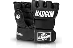 ‎MADGON MADGON Premium MMA Handschuhe für Kampfsport, Grappling, Sparring, Krav MAGA, Muay Thai, Boxsack, Pratzen für Männer und Frauen