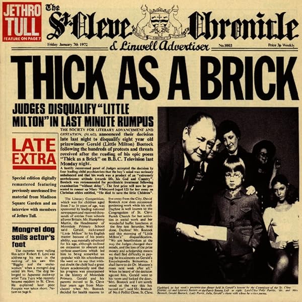 Thick as a Brick: Amazon.co.uk: CDs & Vinyl