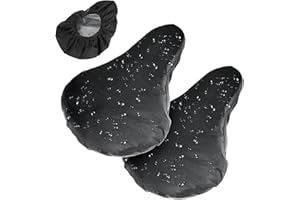 Amabro Coprisedili per bici da esterno, 2 pezzi, impermeabili, antipolvere, per bici larghe, coprisella antipioggia, per uomini e donne, ciclismo, mountain bike, bici da strada