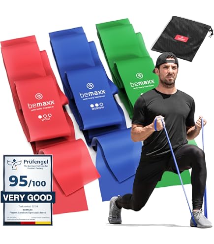 FTM Dittmann® Body-Band GRÜN Stark – 3 Meter Langes Fitnessband Für Krafttraining & Physiotherapie