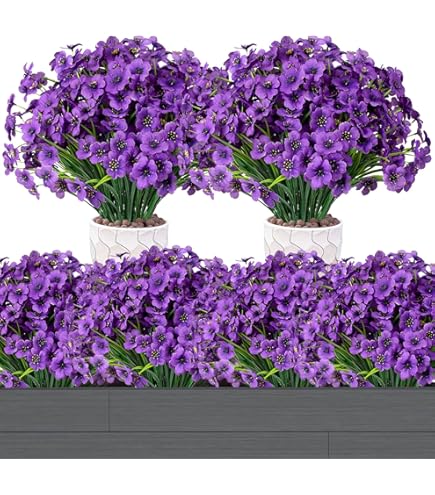 Viooltjes bloemen kunstmatig | Kunstbloemen voor buiten Viooltjes bloemen kunstmatig | Kunstbloemen voor buiten