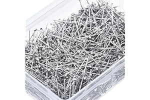 JKG® 600 x DRESSMAKER PINS - Tailor Straight Pins Sewing Clothing craft Satin Hobbies dress clothes - In Plastic Box