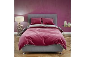 ‎LEONADO VICENTI Leonado Vicenti Plüsch Teddy Bettwäsche 135x200 cm 2teilig Cashmere-Touch Garnitur Set Winter extrem warme Einfarbige Uni Garnitur kuschelig weich