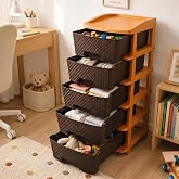PrettyKrafts 5-Tier Plastic Storage Drawer Organizer