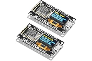 diymore 2PCS ESP8266 Entwicklungsboard mit 0,96 Zoll OLED, ESP8266 NodeMCU ESP Display Typ C Dual-Core IOT Board 240MHz WiFi Modul CH340 2414~2484MHz
