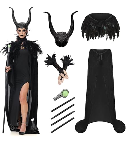 Set Déguisement Diable 3 Pièces – Cornes, Nœud Papillon Et Queue – Halloween, Carnaval, Fête Thématique