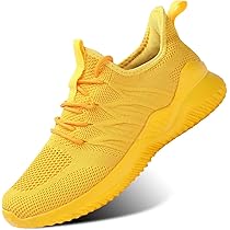 ladies yellow tennis shoes
