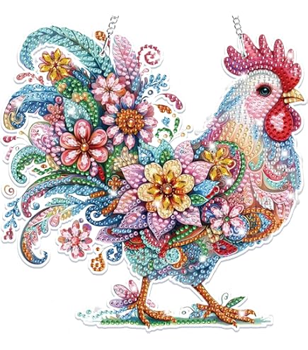 Ahaimy Kit Pittura A Diamante Farfalla - Quadro Acrilico Fai Da Te Con Ciondoli - Idea Regalo Creativa