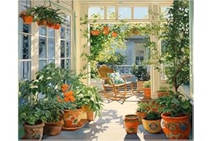 Miquans Art Peinture Par Numéros Pour Adulte, DIY Peinture Acrylique pour Adultes Enfants Débutants Facile Sur Toile (40×50 cm) avec Peintures et Pinceaux, Usine