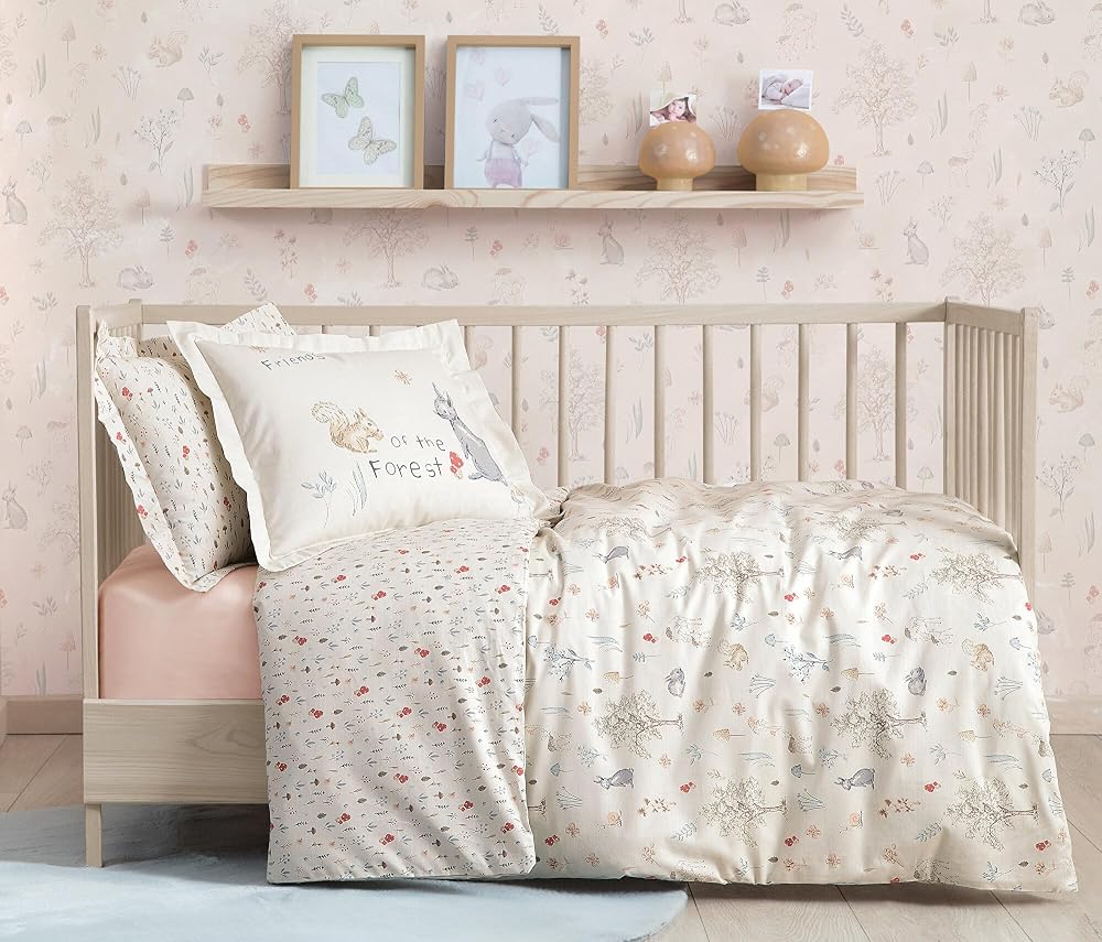 Yataş Mini Wonderland Ranforce Bebek Nevresim Takımı, 100 x 150