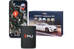 ‎PAJ GPS PAJ Compact Finder 4G Lokalizator GPS Do Samochodów Motocykli Ciężarówek – 40 Dni Na Baterii – Śledzenie Na Żywo Geoogrodzenie Powiadomienia Alarmy Funkcja Antykradzieżowa