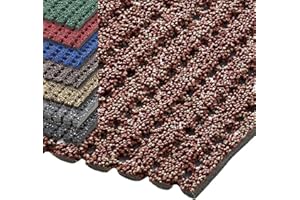 etm® Mata zabezpieczająca przed gładkością, antypoślizgowa powłoka z granulatem, niemiecki produkt wysokiej jakości, szerokość 120 cm, wiele kolorów i długości (długość 3 m, terra)