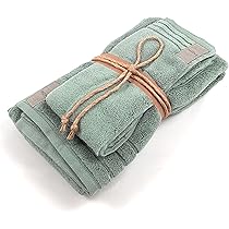 Set Asciugamani Fazzini Coccola - 2 Pezzi In Microcotone (40x60 E 60x110 Cm) | Colore Corteccia - Foto 3