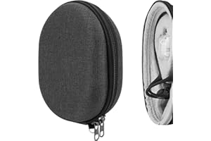 Geekria Shield Headphones Case Compatible with AfterShokz Shokz OpenRun Mini, Air, OpenRun Pro, OpenRun, OpenComm, OpenMove Case, Replacement Hard Shell Travel Carrying Bag with Cable Storage