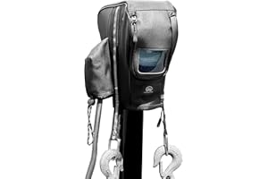 Clever Cover for LCI Jack by Trailersphere Custom Electric Tongue Jack Cover for Trailer, RV, Camper, Chains Holder, Plug Protector, Sun and Waterproof (LCI Jack Cover)