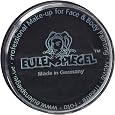 Eulenspiegel Künstliche Wimpern Weiß/Lila – Mit Wimpernkleber & Anleitung | Karneval Mottoparty Schminke | Mehrfach Verwendbar