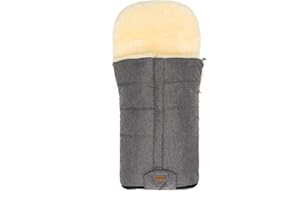 Fillikid Jarvis Exclusive Winter Foot Muff | Lambskin Foot Muff 2-in-1 for Prams & Buggies | Universal Baby Winter Foot Muff and Insert Made of Merino Lambswool | Warm Children's Foot Muff Swaddling